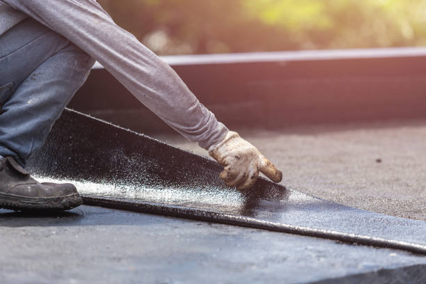 Professional Crawl Space Encapsulation technician working in Huntly, VA